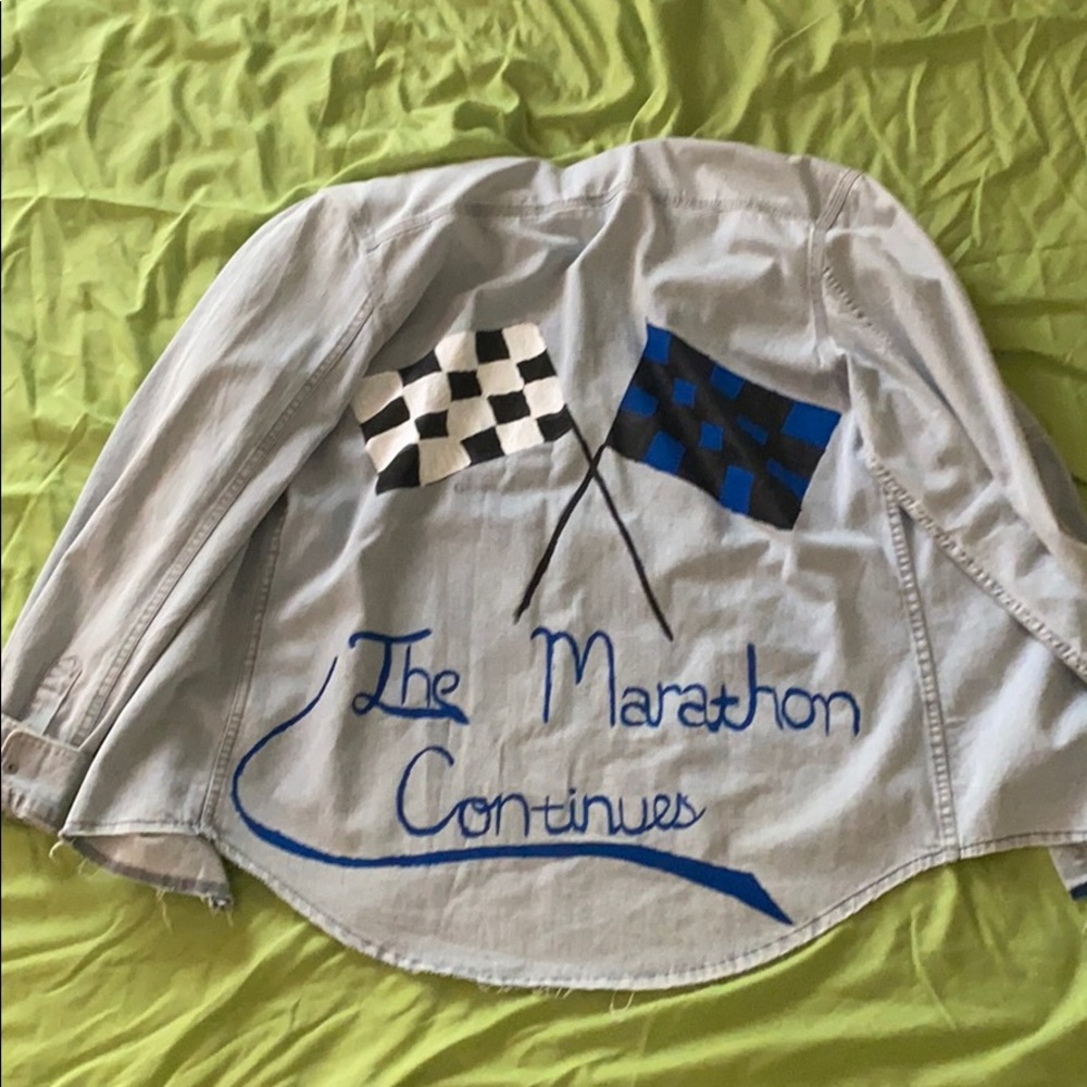 Custom jean jacket